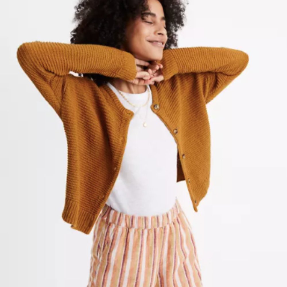 Madewell Deville Button Front Cardigan